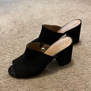 Black Mules -size 8